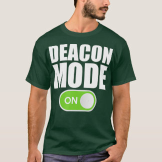 T-shirt Mode diacre Religieux Chrétien Ministre catholique