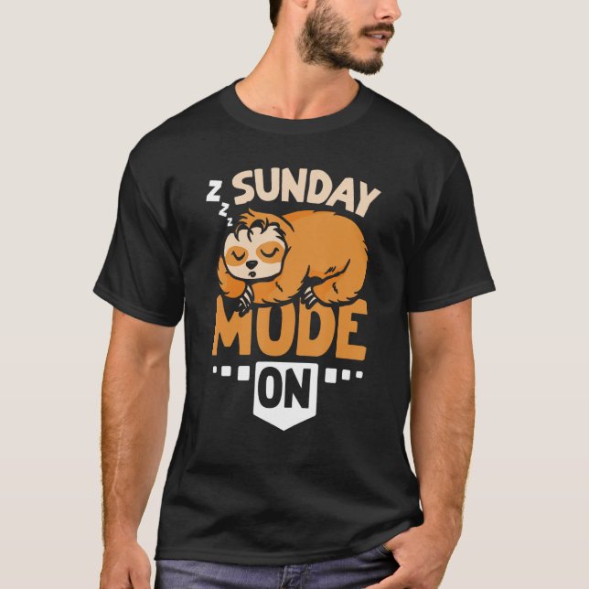 T-shirt Mode dimanche de fentes sur (Devant)