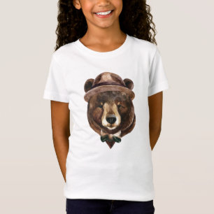 T-Shirt Mode d'ours d'aquarelle