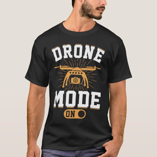 T-shirt Mode drone sur les passionnés Ailes Si je vous can (Devant)