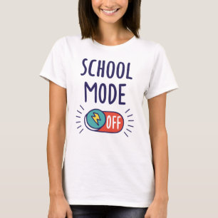 T-shirt Mode école désactivé