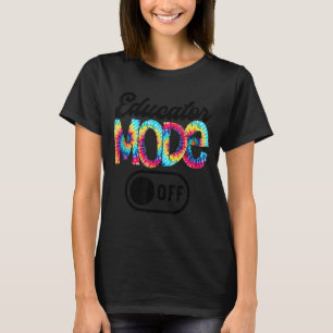 T-shirt Mode Éducateur Désactivé Dernier Jour De L'École T