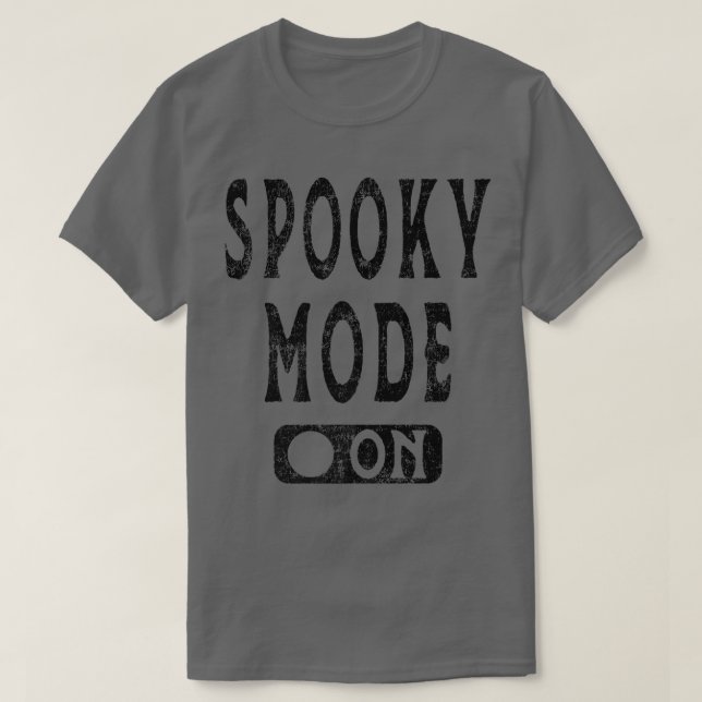 T-shirt Mode éffrayant Activé - Amusant Halloween Novelty  (Design devant)