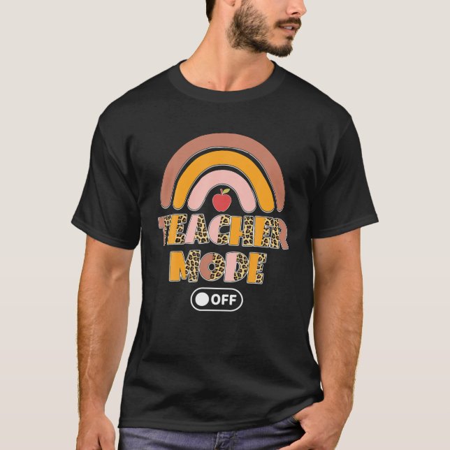 T-shirt Mode Enseignant De Drôle Enseignant Vacances (Devant)