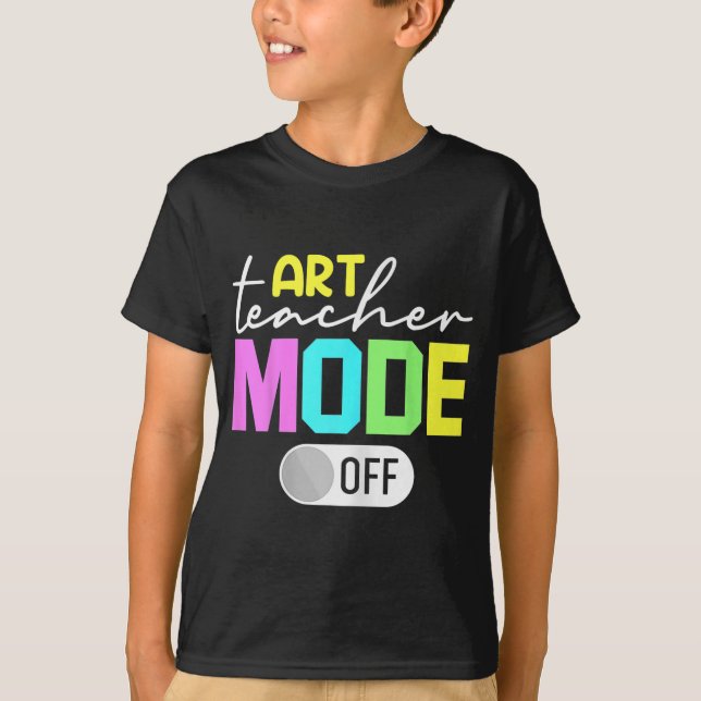 T-shirt Mode enseignant désactivé (Devant)