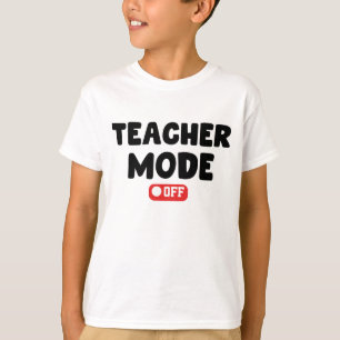 T-shirt Mode enseignant hors Conception tendance, Drôle Sa