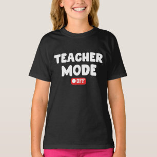 T-shirt Mode enseignant hors Conception tendance, Drôle Sa