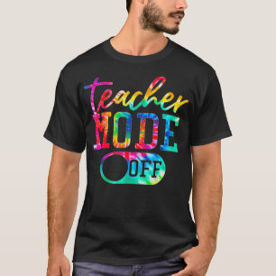 T-shirt Mode Enseignant Hors Tye Dye Jour Dernier De L'Ens