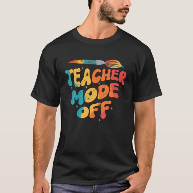 T-shirt Mode Enseignant super Désactivé Journée Dernière D (Devant)