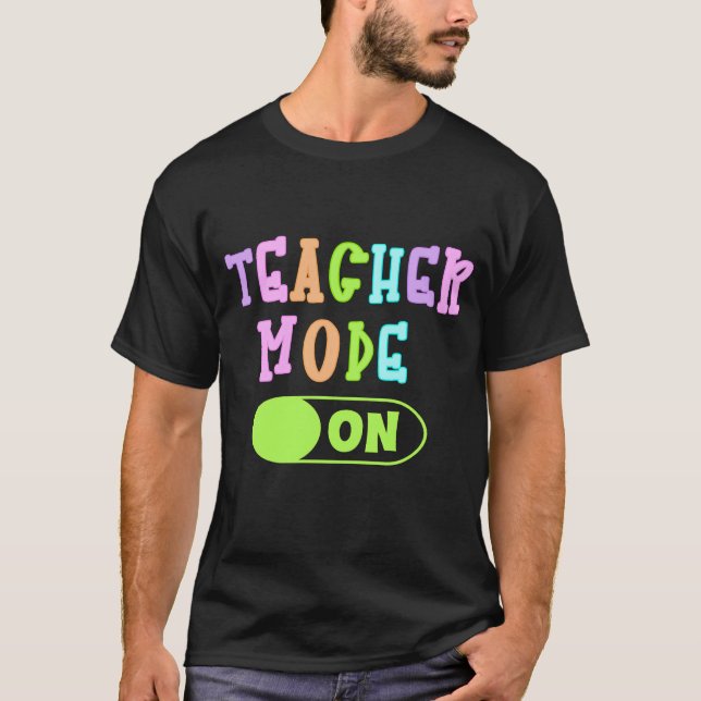 T-shirt Mode Enseignant Sur Coussin (Devant)