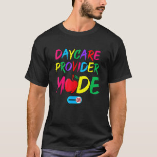 T-shirt Mode Équipe Fournisseur De Garderie En Retour À L'
