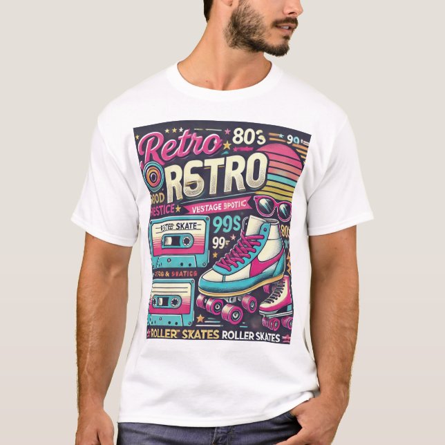 T-shirt Mode et nostalgie rétro (Devant)