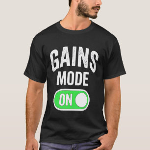 T-shirt Mode Gains du Frère de Gym Activé Drôle de Séance 