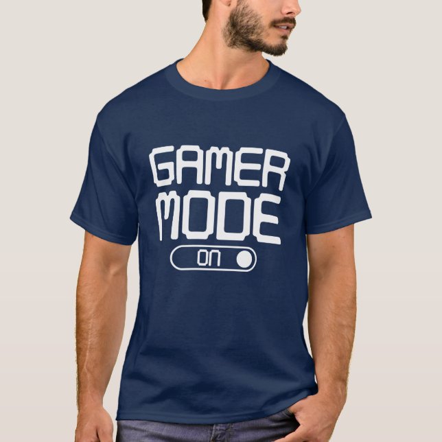 T-shirt Mode Gamer activé (Devant)