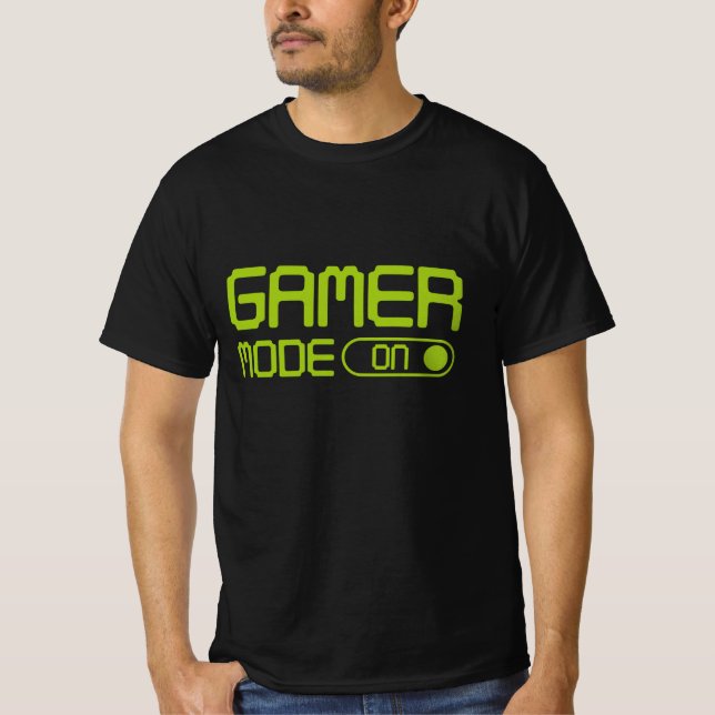 T-shirt Mode Gamer activé (Devant)