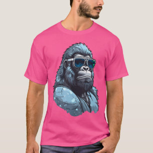 T-shirt Mode Gorilla Gym Beast Exercice Poids Lifting Pow