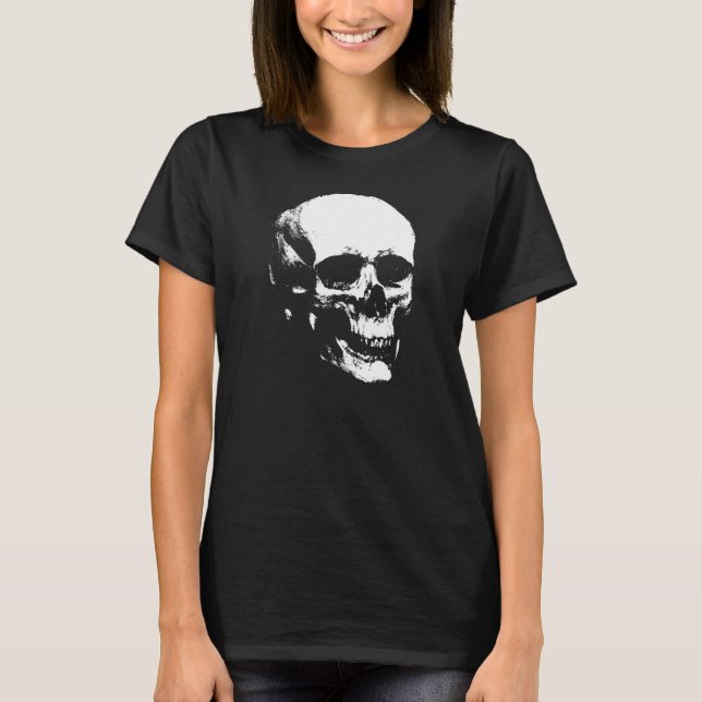 T-shirt Mode gothique Crâne (Devant)