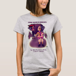 T-shirt Mode grise de printemps