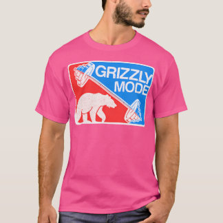T-shirt Mode Grizzly Femme - Barbell Work Out Gym - Ours