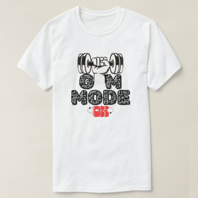 T-SHIRT MODE GYM ACTIVÉ (Design devant)