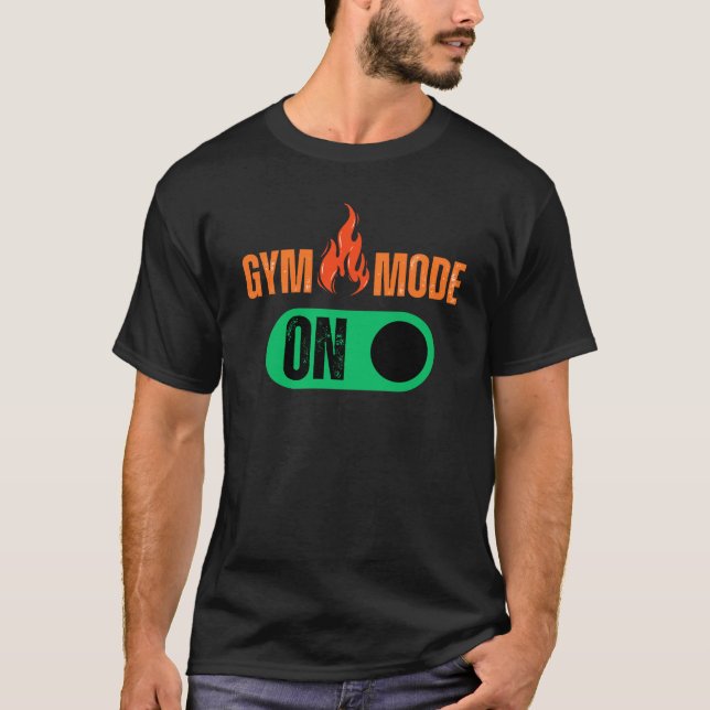 T-shirt Mode Gym Activé – Boostez Votre Entraînement (Devant)