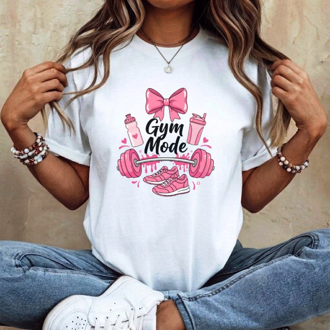 T-shirt Mode gym drôle fille sport (Créateur téléchargé)