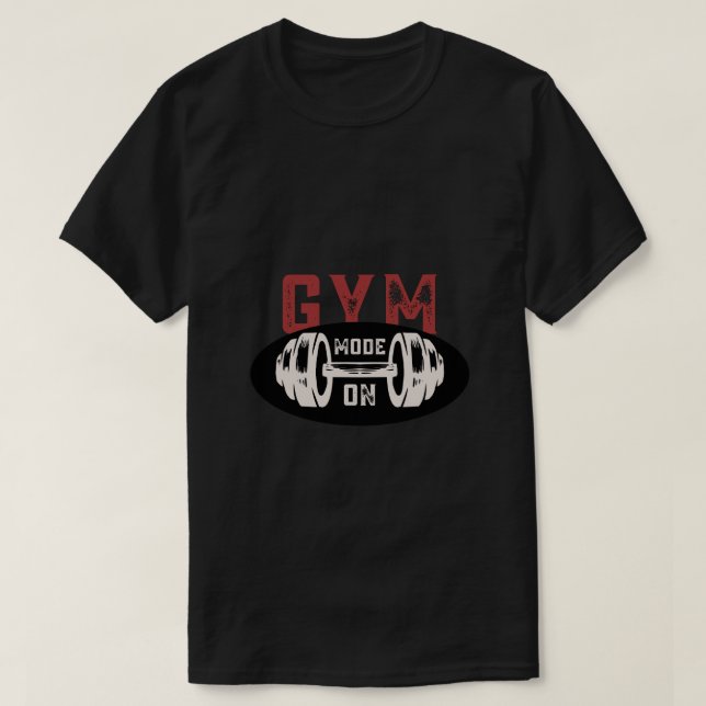 T-shirt Mode Gym Sur Chemise - Graphique D'Entraînement Mo (Design devant)