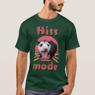 T-shirt Mode Hiss Funny Opossum Hisser