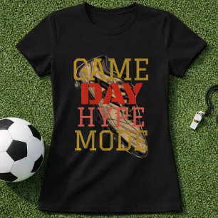 T-shirt Mode Hype Jour de Match Fan de Football