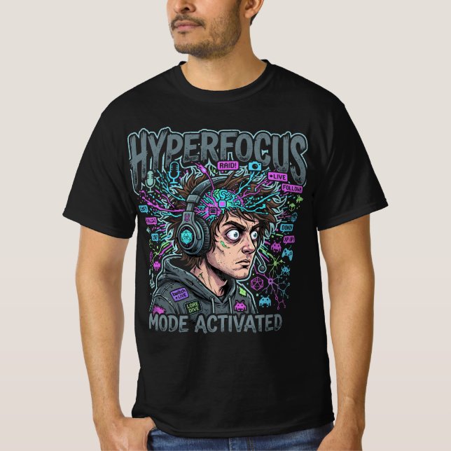 T-shirt Mode Hyperfocus Activé Tee (Devant)