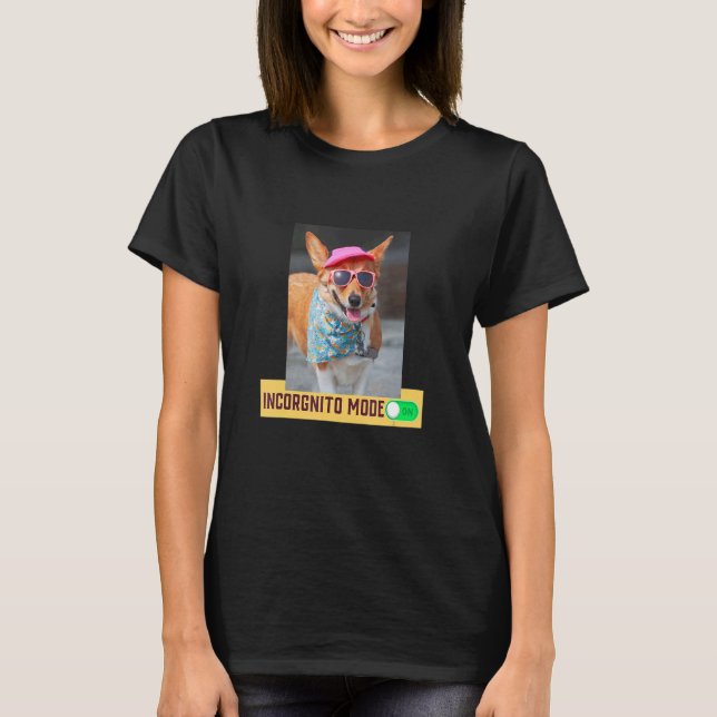 T-shirt Mode Incorgnito activé (Devant)