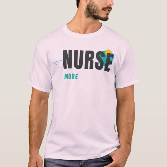 T-shirt MODE INFIRMIÈRE | Conception Graphique Moderne d'I (Devant)