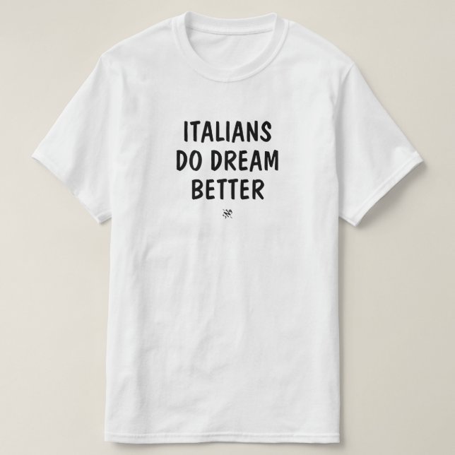 T-shirt mode italien (Design devant)