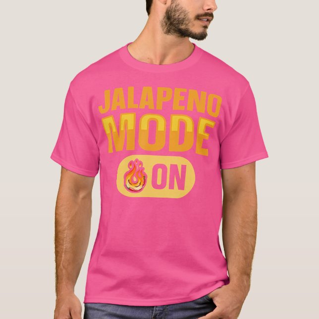 T-shirt Mode Jalapeno Sur Devis Pour Un Pepper De Piment É (Devant)