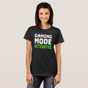 T-shirt Mode Jeu activé