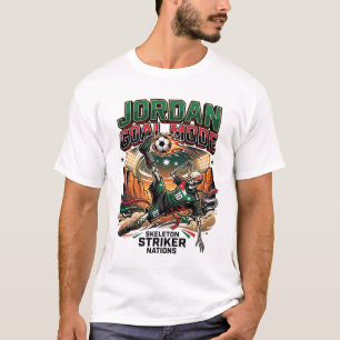 T-shirt Mode Jordan Objectif Squelette Nations Attaquant D