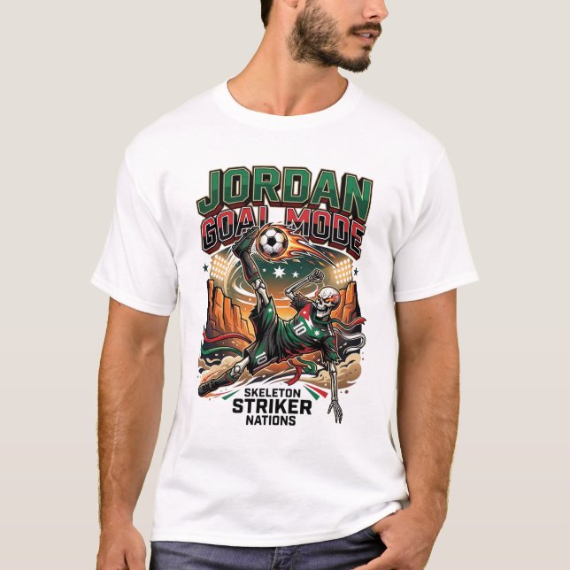 T-shirt Mode Jordan Objectif Squelette Nations Attaquant D (Devant)
