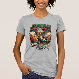 T-shirt Mode Jordan Objectif Squelette Nations Attaquant D