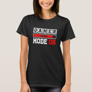T-shirt Mode Joueur sur le chargement de la barre de jeu