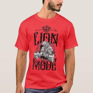 T-shirt Mode Lion Entraînement Beast Lifting Weights Salle