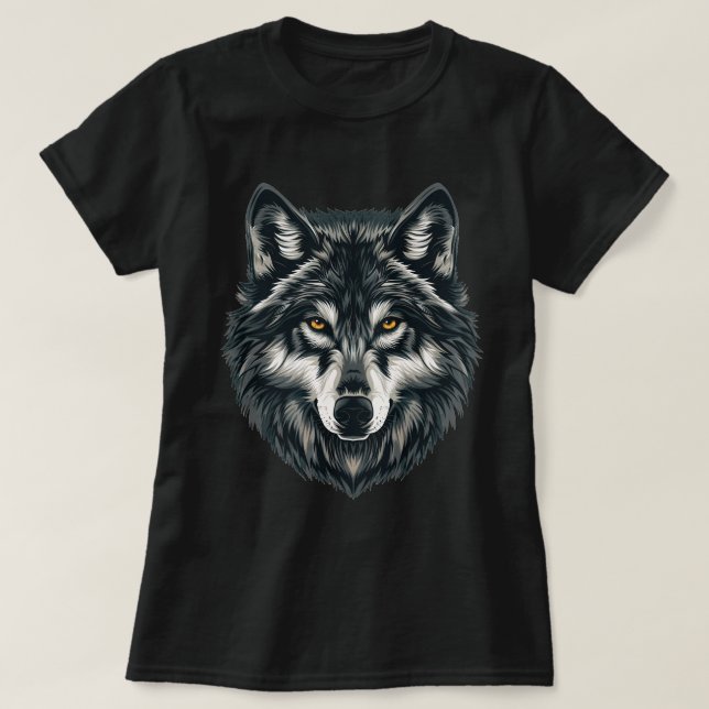 T-SHIRT MODE LOUP (Design devant)