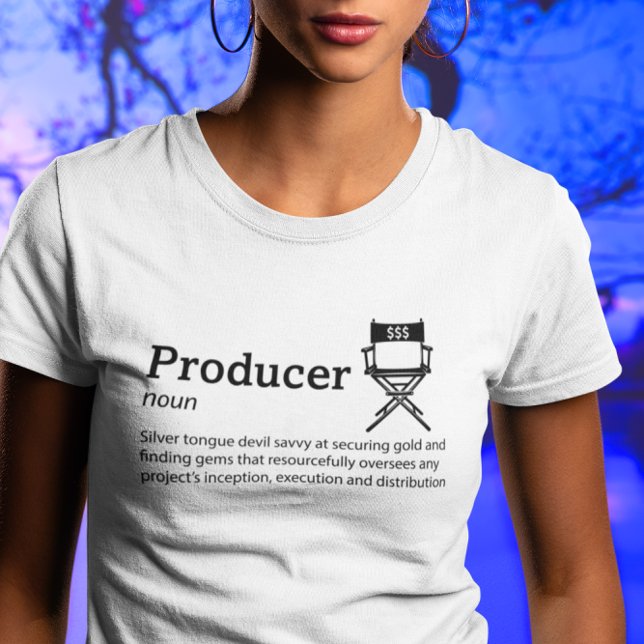 T-shirt Mode lumière de définition du producteur - cinéast (Créateur téléchargé)