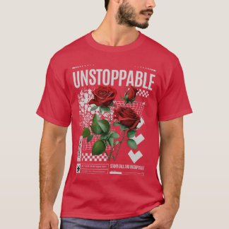 T-shirt Mode masculine Streetwear Fleurie Urbaine Esthétiq