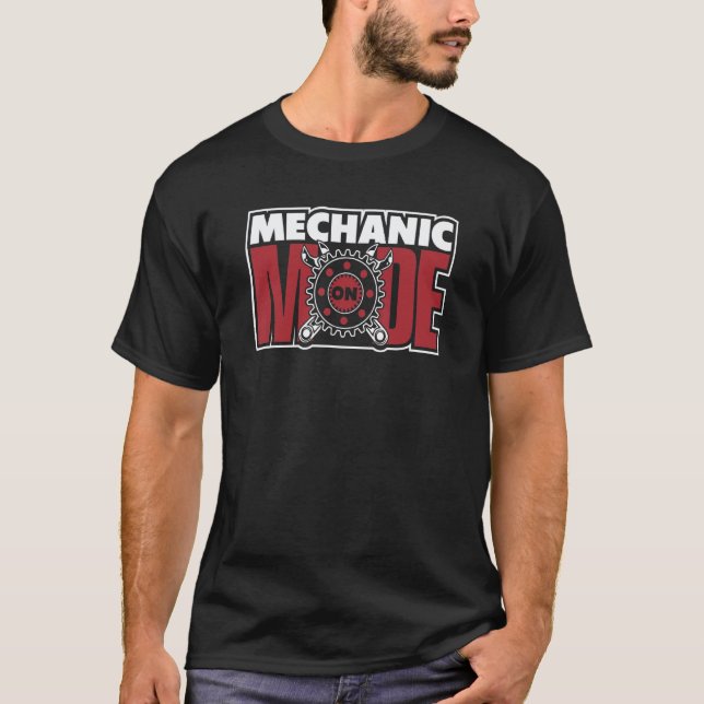 T-shirt Mode Mécanicien Activé Technicien Automobile Mécan (Devant)