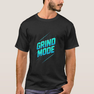 T-shirt Mode Meule Graphique Hustle Motivant Gras