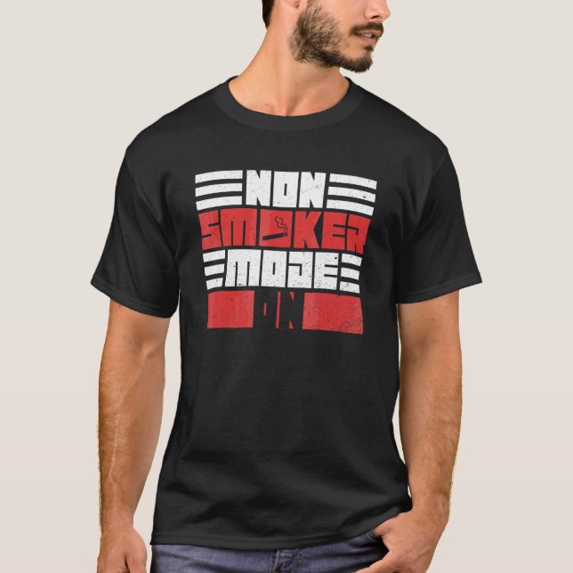 T-shirt Mode Non-Fumeur Sur Devis Pour Un Anti-Fumeur (Devant)