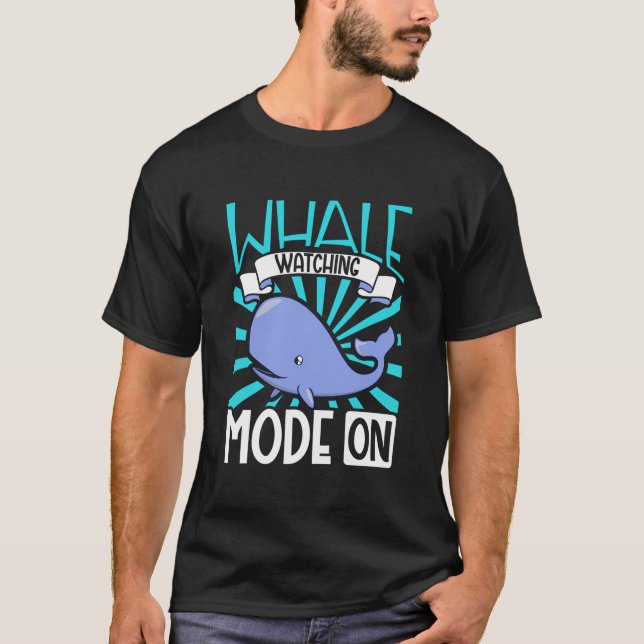 T-shirt Mode Observation des baleines activé - Observation (Devant)