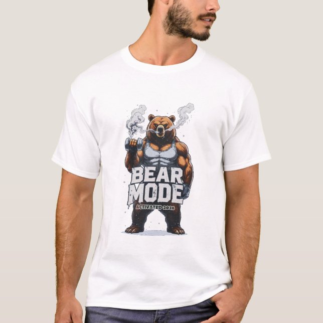 T-shirt Mode Ours Activé 2026 (Devant)