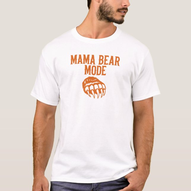T-SHIRT MODE OURS MAMAN (Devant)