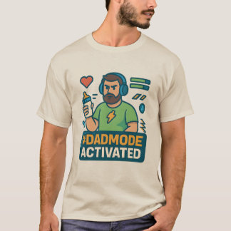 T-shirt Mode Papa Activé – La Vie de Super Papa